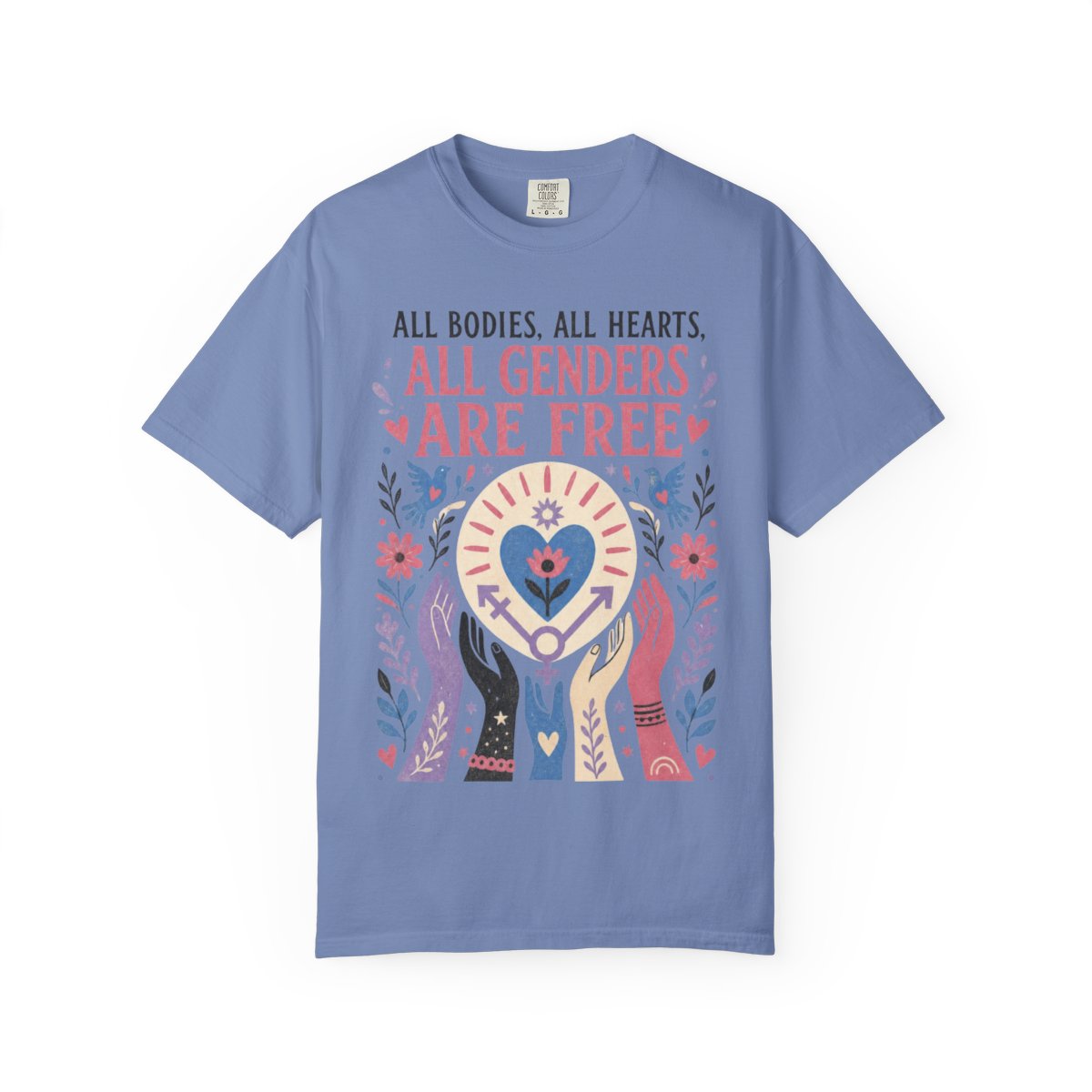 TQT Front mockup — Washed Denim