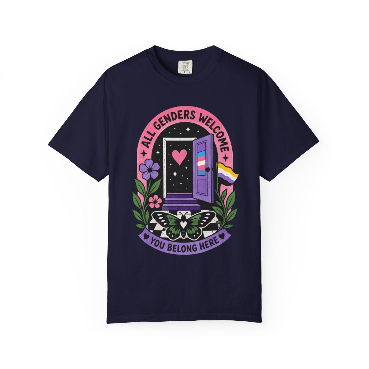 TQT Front mockup — True Navy