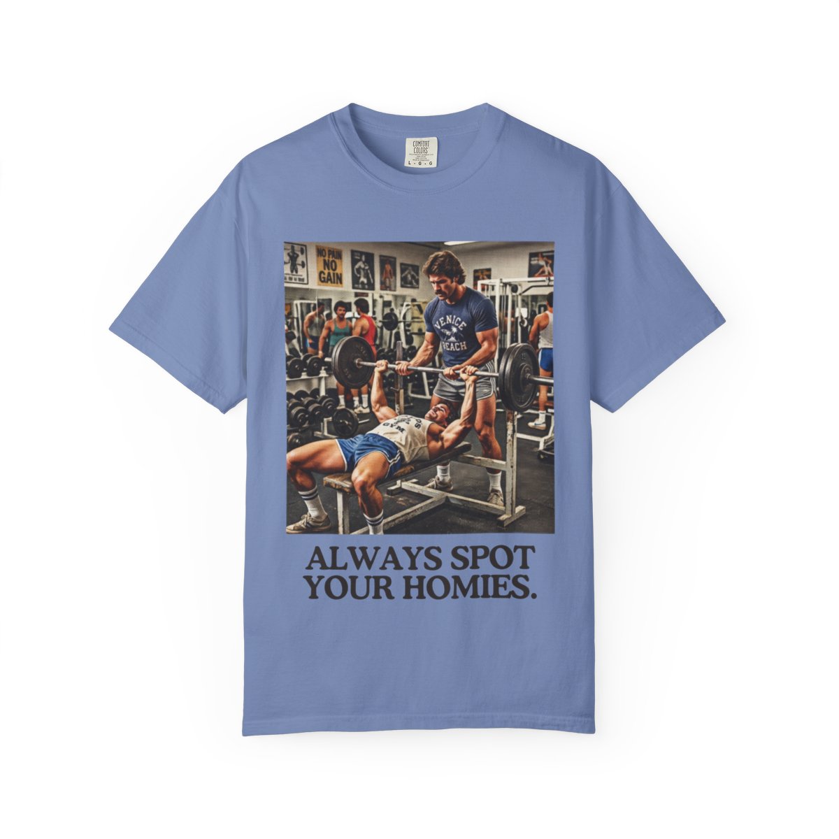 TQT Front mockup — Washed Denim