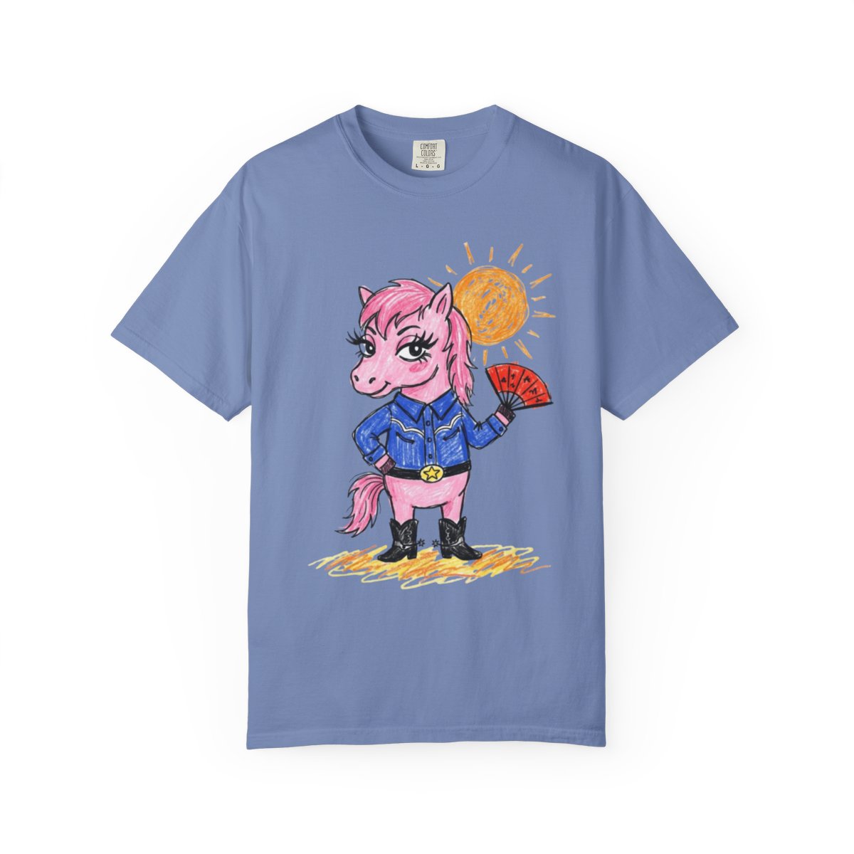 TQT Front mockup — Washed Denim