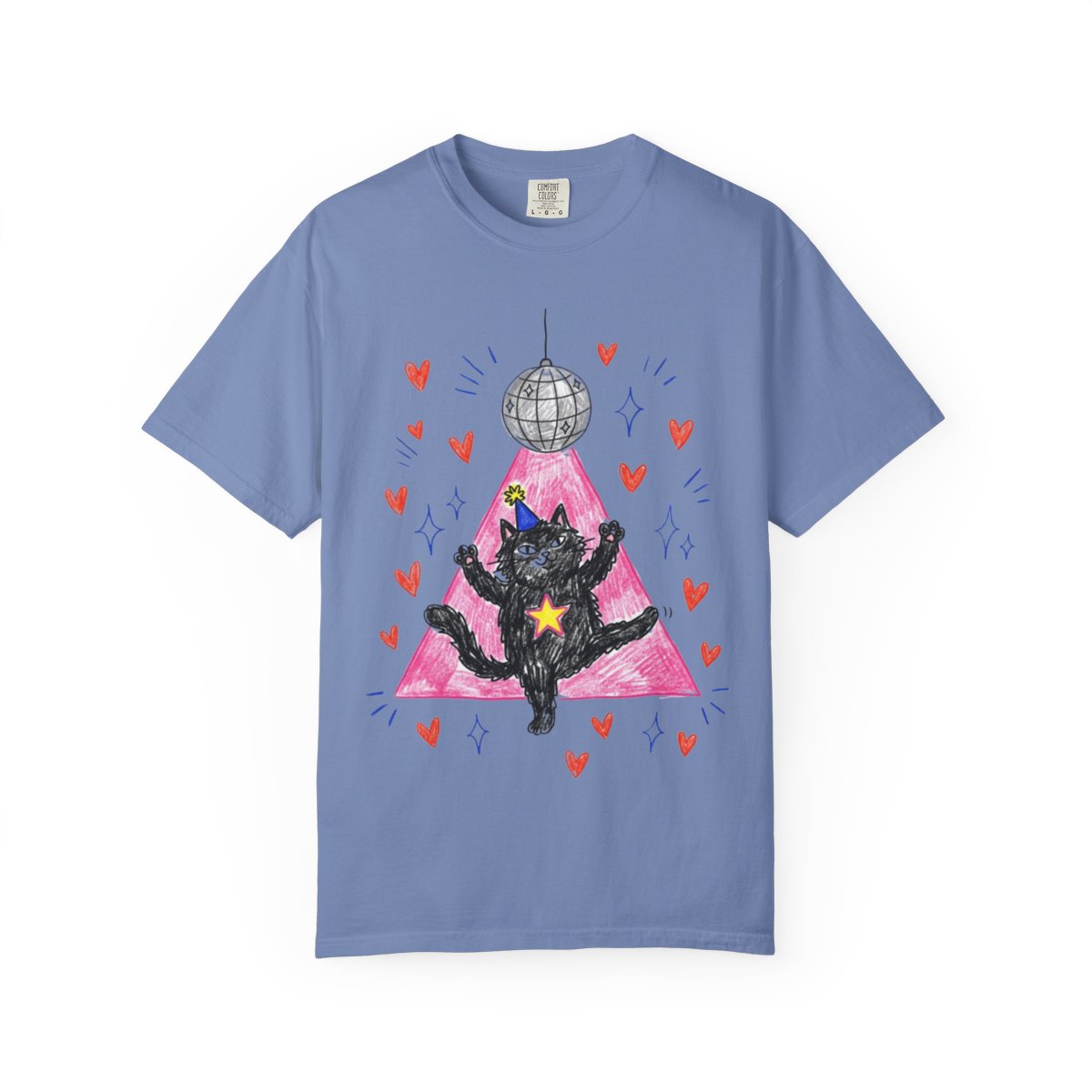TQT Front mockup — Washed Denim
