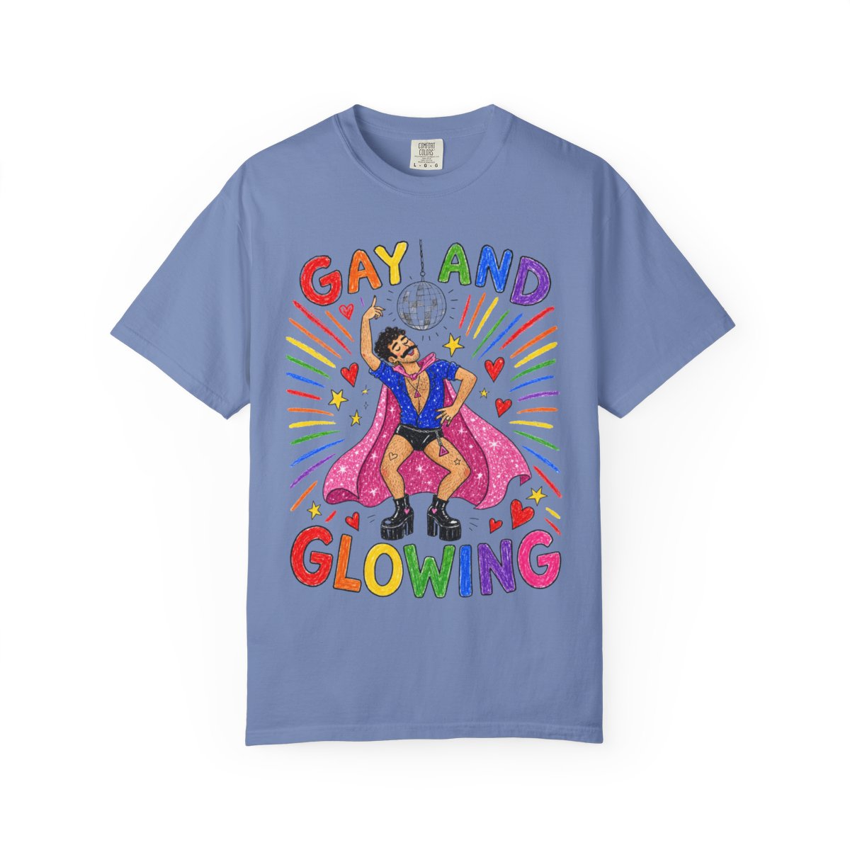 TQT Front mockup — Washed Denim