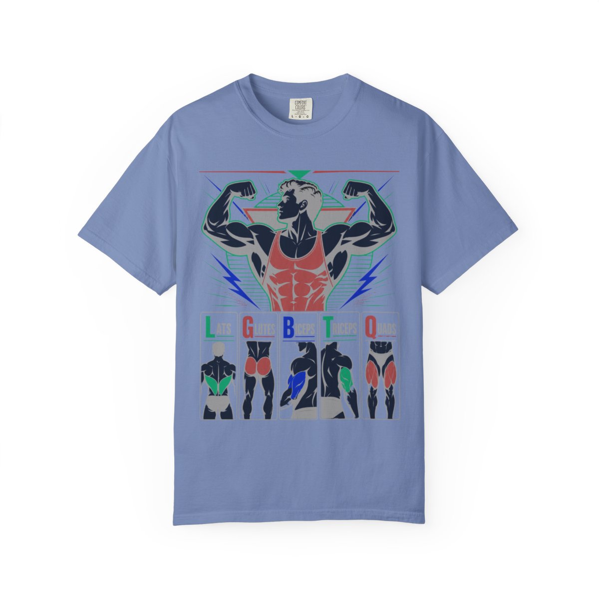 TQT Front mockup — Washed Denim