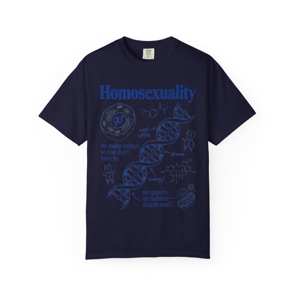 TQT Front mockup — True Navy