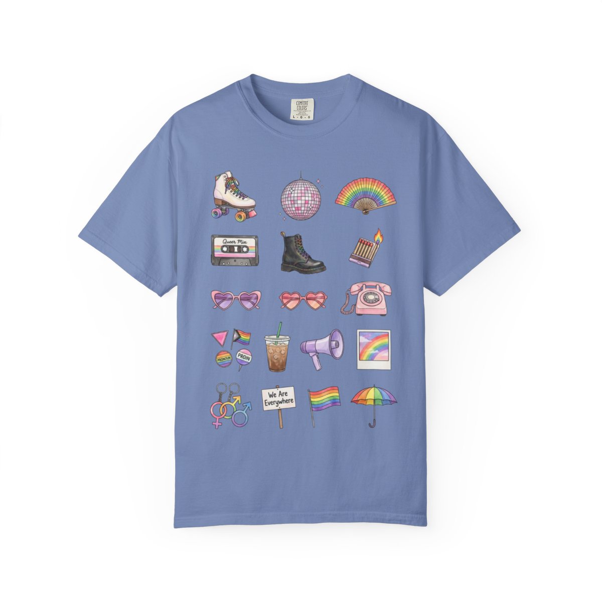 TQT Front mockup — Washed Denim