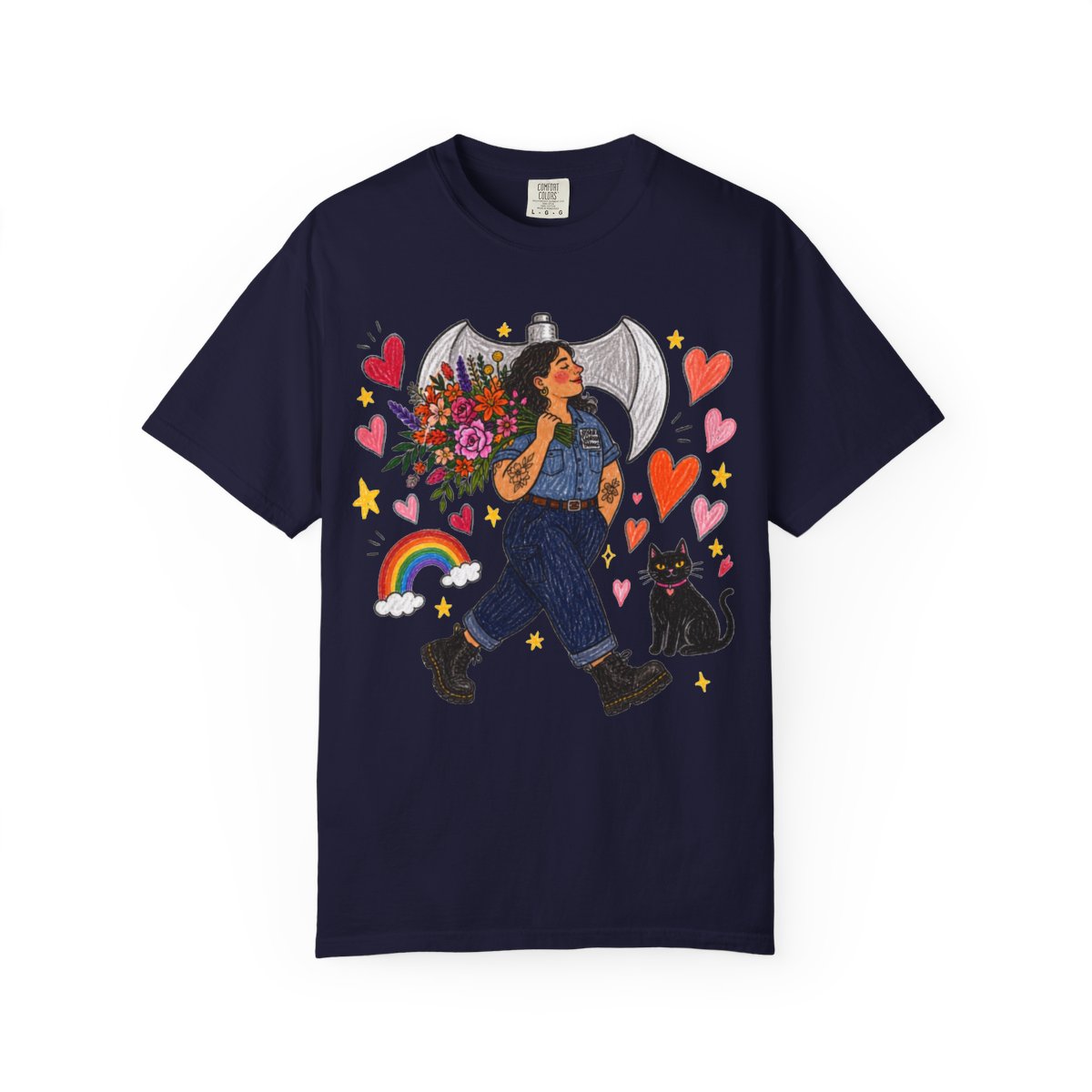 TQT Front mockup — True Navy