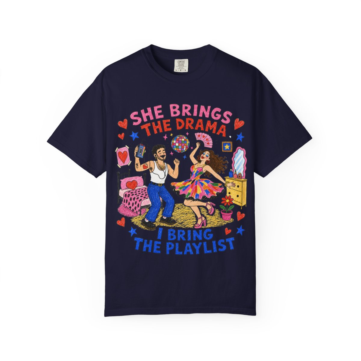 TQT Front mockup — True Navy