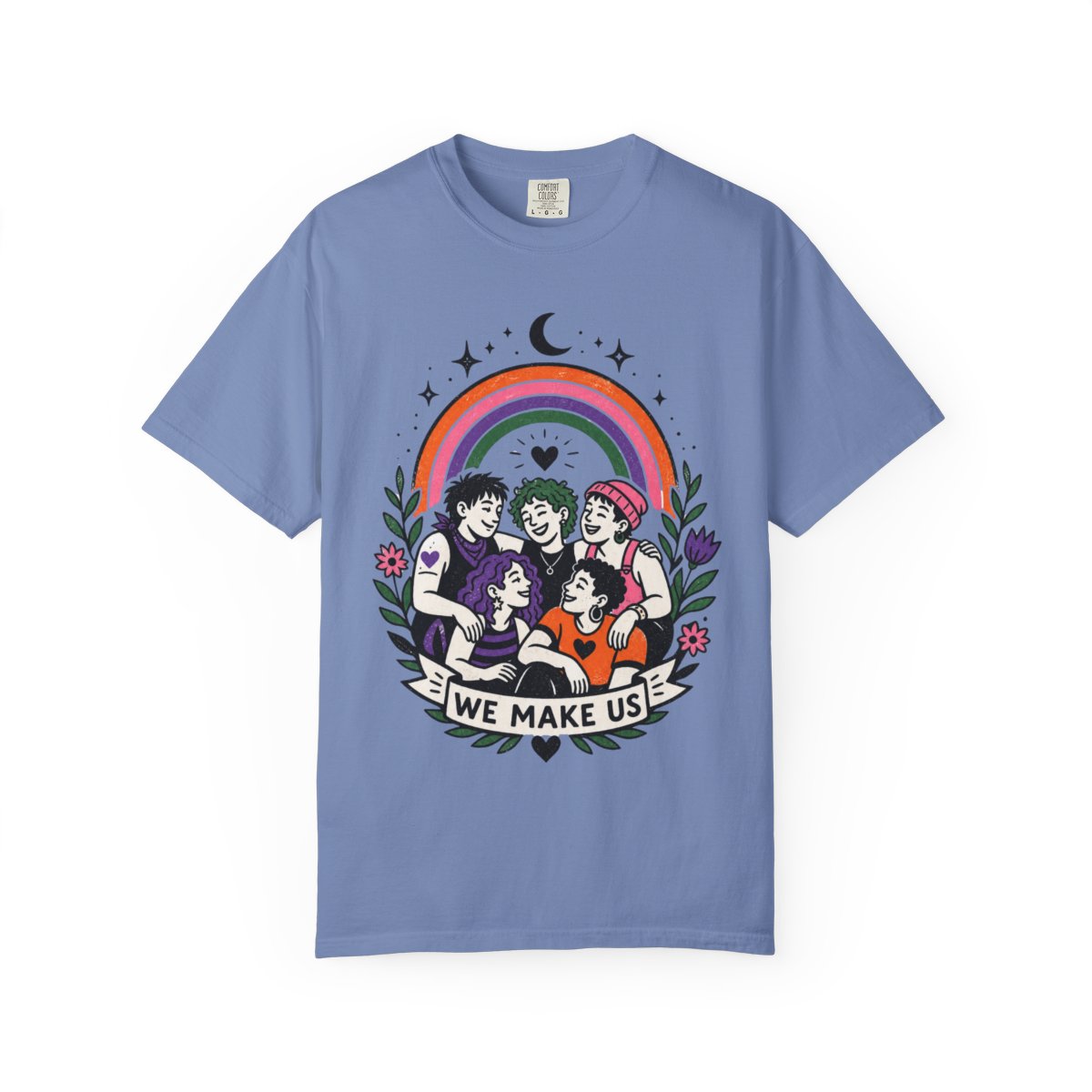 TQT Front mockup — Washed Denim